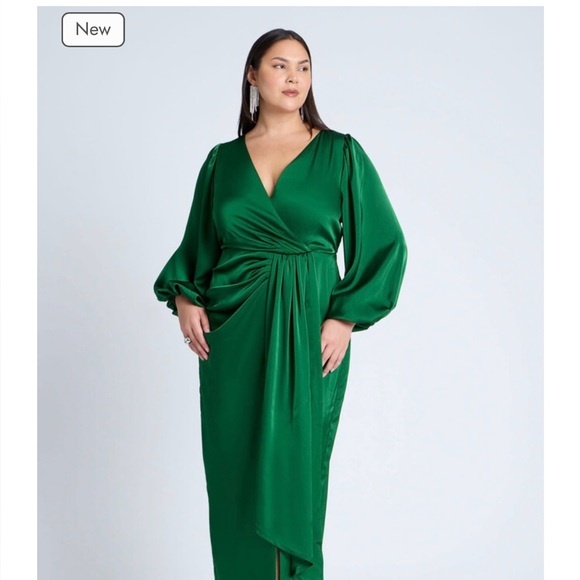 Eloquii Dresses & Skirts - Eloquii Emerald Long Sleeve Dress